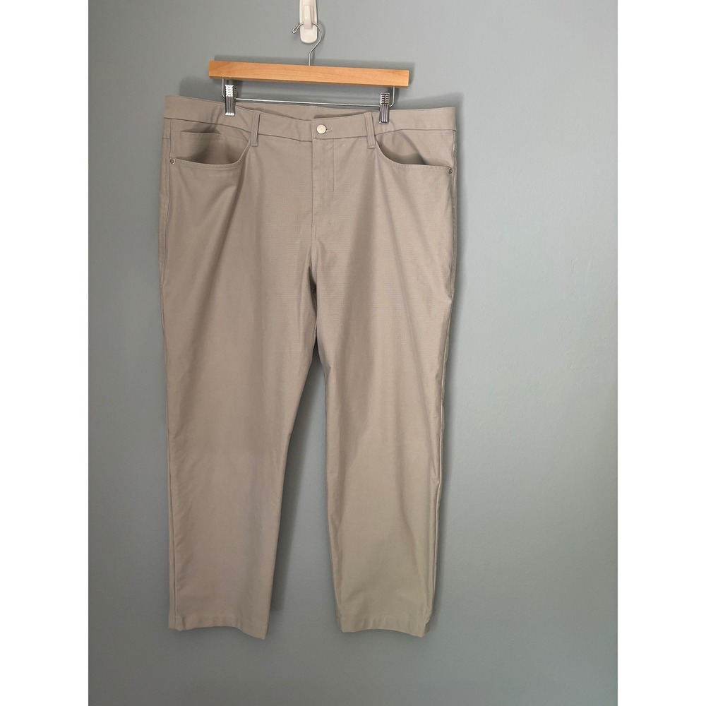 Lululemon Commission Classic Fit Pant 30 Warpstreme Grey Mens 40 LM5802S